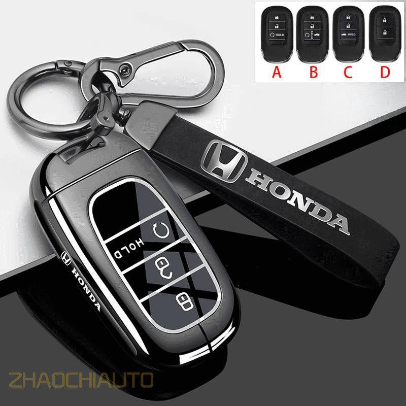 สังกะสีอัลลอยด์รถ Remote Key สําหรับ Honda Civic 11Th Gen Accord Vezel Freed Pilot Crv 2021 2022 อุป