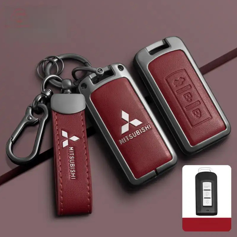 ป้องกันกุญแจรถพวงกุญแจสําหรับ Mitsubishi Montero Sport 2023 Xpander/Triton//Triton 2022/Mirage/Lance