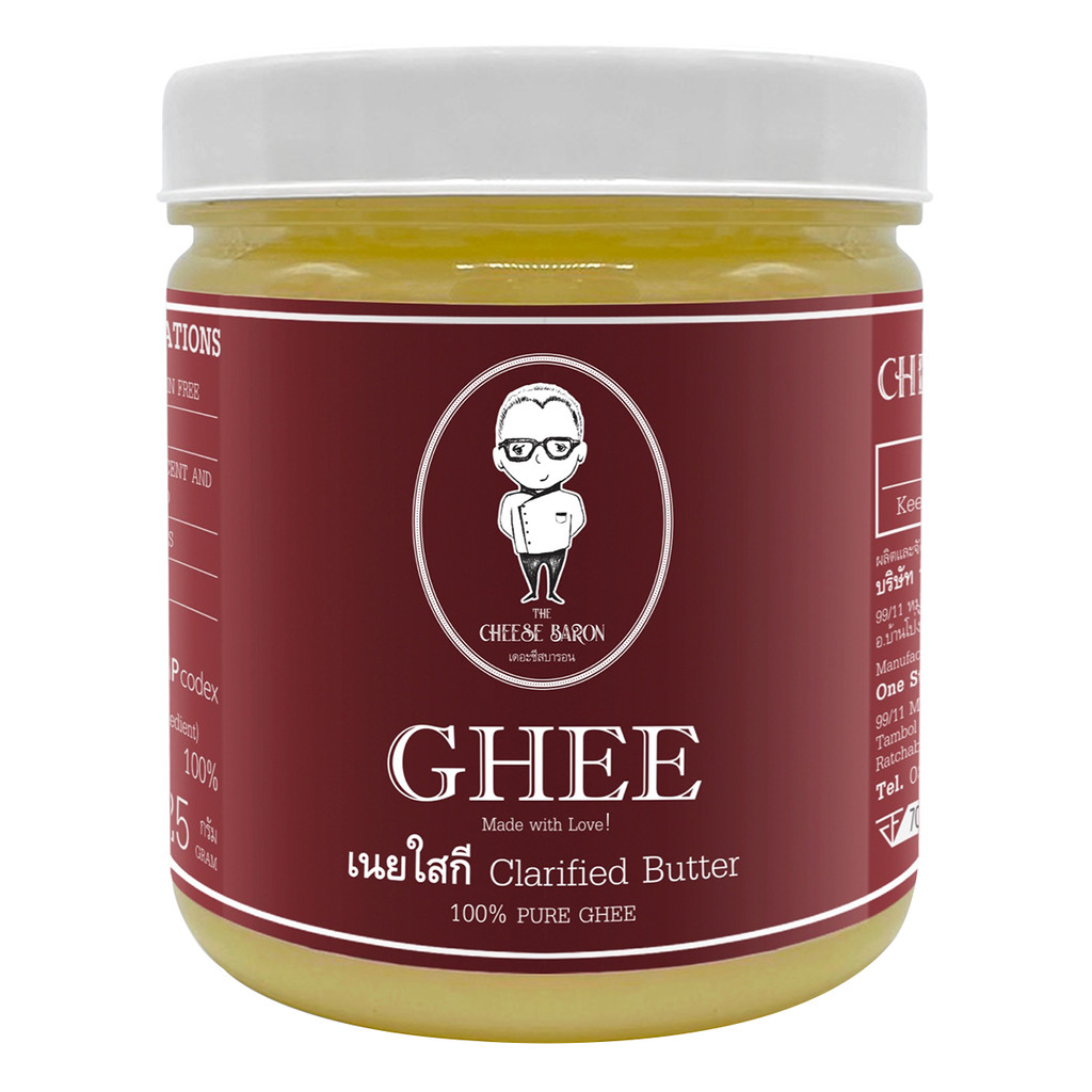 [8859601300437] The Cheese Baron 100% Pure Ghee 908G เดอะ ชีส บารอน กีบริสุทธิ์ 100% 908 กรัม