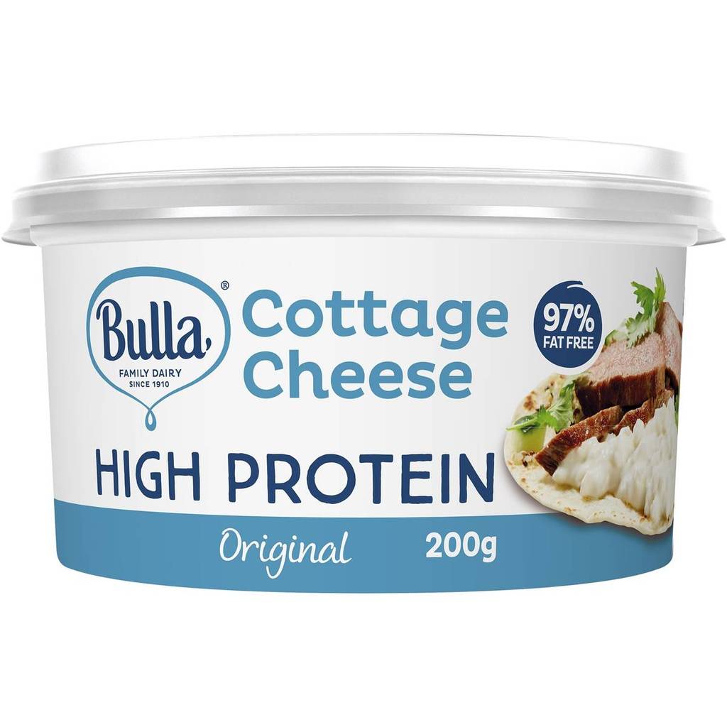 [0208551] Bulla Cottage Cheese Plain 200 G. บูลล่า คอทเทจชีส รสเพลน