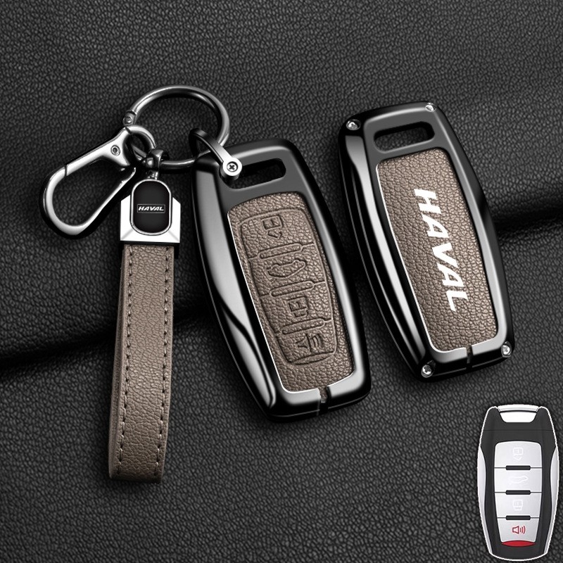เคสกุญแจรถมสําหรับ เคสกุญแจ HAVAL JOLION PHEV H6 HEV H2 H2s H1 2022 2023 H5 M4 H9 พวงกุญแจรถยนต์ กัน