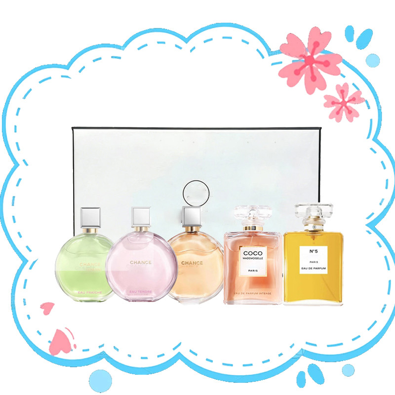 น้ำหอมเซ็ต 5 กลิ่น 5×7.5ml มินิพกพา คอลเลกชันน้ำหอมผู้หญิง กลิ่นหรู เลือกลองหลายกลิ่น ของแท้พร้อมส่ง