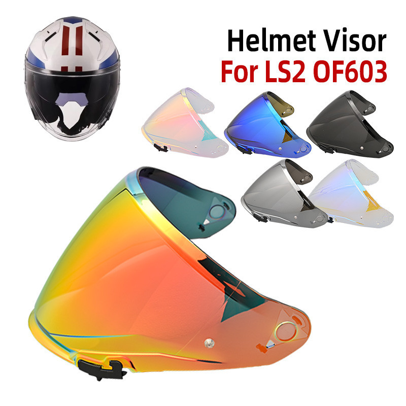 หมวกกันน็อคสําหรับ LS2 OF603 Infinity II เลนส์หมวกกันน็อค Color-option anti Sun & UV หมวกกันน็อค shi