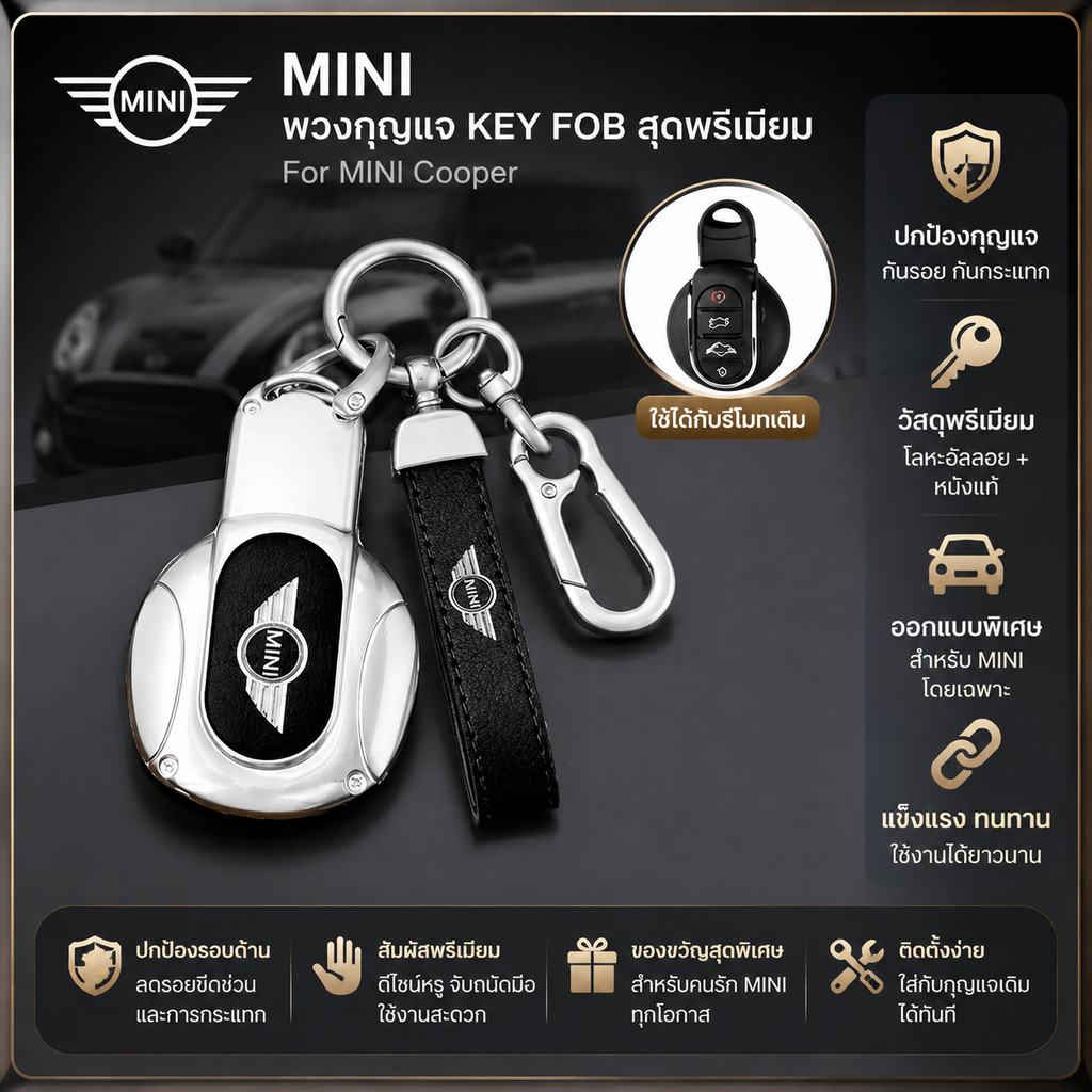 เหมาะสําหรับ BMW Mini NFC X1 X3 X5 X7 G20 G28 G30 G38 G70 i3 iX Series สังกะสีกุญแจรถ 4AAC