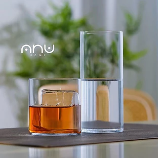 🥃 Thinest Highball Glass 🥃 แก้วดื่มนำ้ หรือ Cocktail รูปทรงกระบอกเนื้อบางเบา Minimal Style ลักษณะความบางเท่ากันทั้งแก้ว