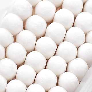 คอตตอนบัด สำลีก้าน 100 ก้าน Cotton buds สำลีปั่นหูด้ามไม้ สำลีไม้ สำลีเช็ดเครื่องสำอาง