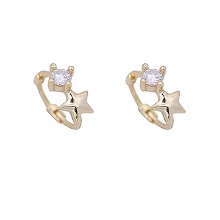 น่ารัก Star Hoop Earings สําหรับผู้หญิง Earings สําหรับเด็ก Hikaw ต่างหูเจาะชุด Hypoallergenic Fiercing ต่างหูชุดเครื่องประดับ