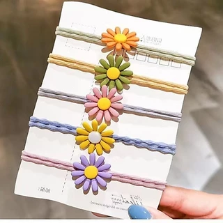 ยางมัดผม ยางรัดผมดอกเดซี่ สีสันน่าารัก