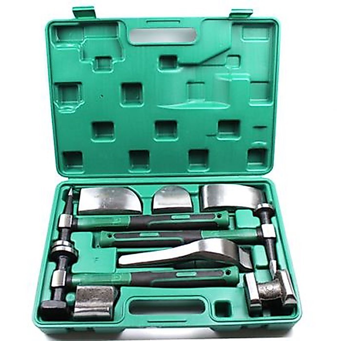 2026 9PCS Set Sheet Metal Concave Repair Tools Auto Sheet Metal Hammer Set Flat Head Sheet Metal To
