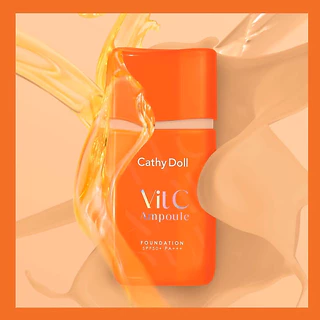 Cathy Doll วิตซีแอมพูลฟาวเดชั่น เอสพีเอฟ50+ พีเอ+++ 30g #รองพื้นล็อกผิวใส