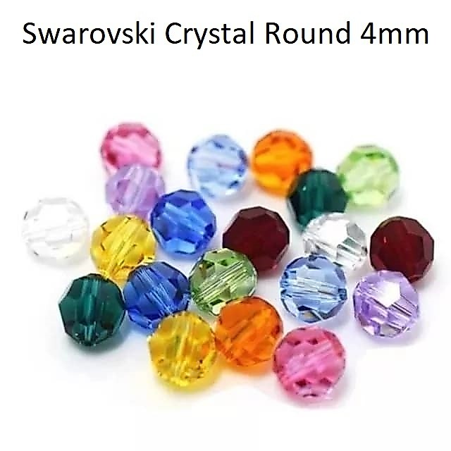 CLEARANCE SWAROVSKI CRYSTAL 4MM BEADS