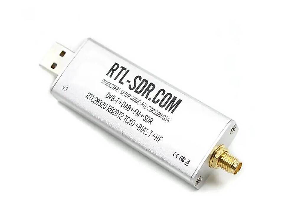 ใหม่ RTL-SDR RTL SDR ตัวรับสัญญาณ V3 RTL2832U 0.1MHz-1.7GHz TCXO SMA ซอฟต์แวร์ Defined ตัวรับสัญญาณว