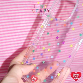 Tiny stars glitter double layers case⭐️ (เคสกลิตเตอร์หนาหลังแข็ง พิมพ์ด้านใน) Jerryxkimdotstick อ่านด้านล่างก่อนสั่งซื้อ