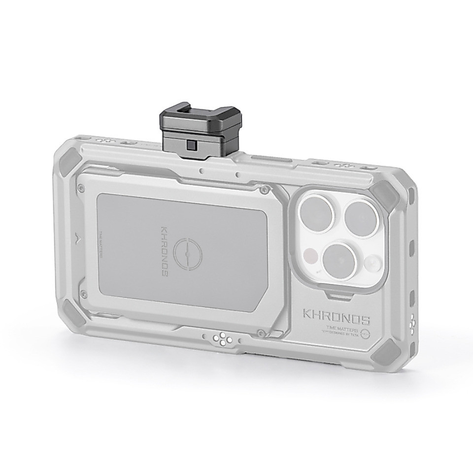 TILTA Khronos Cold Shoe Quick Release Adapter สําหรับกรง iPhone 15 Pro/Pro Max กรงสําหรับติดตั้ง Boo