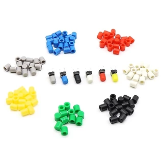 (5 ชิ้น) สวิตช์ กดติด ปล่อยดับ 6x6 TS-D001 Panel PCB On Off Momentary Tactile Tact 4 Pin Push Button Switch DIP Reset