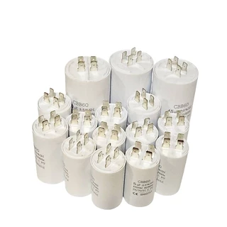 CAPACITOR CBB60 (แบบเสียบ) 3-80 Uf แคปสตาร์ท/แคปรัน เครื่องซักผ้า/มอเตอร์ / ปั๊มน้ำ