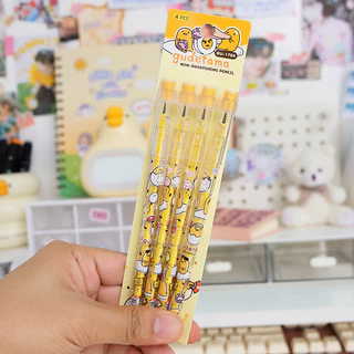 ลิขสิทธิ์แท้ - ดินสอต่อไส้ แพ็ค4แท่ง ลายการ์ตูน Avengers Gudetama SpiderMan MickeyMouse HelloKitty