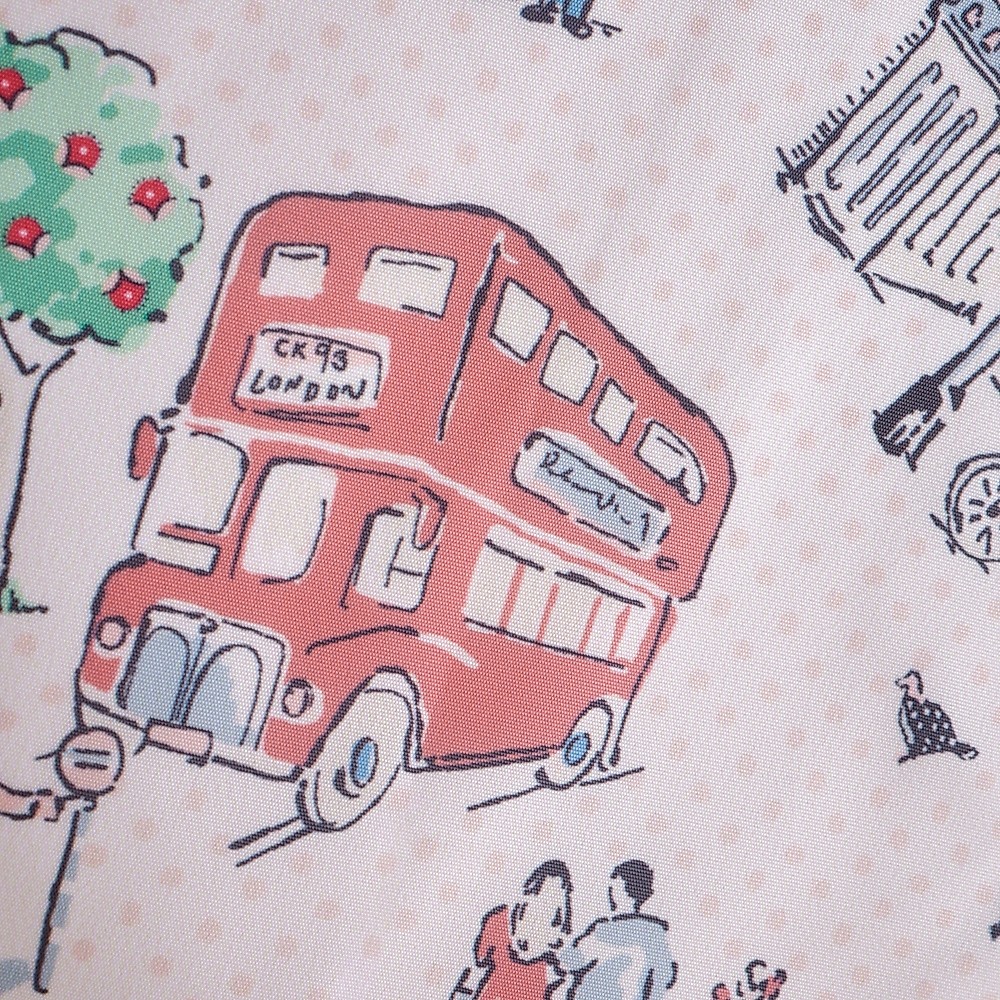 Cath Kidston حقيبة توت قابلة للطي Lovely London — عاجي — صورة 3