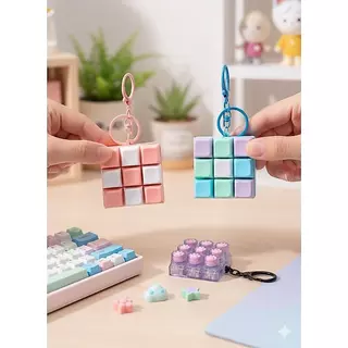 💐พร้อมส่ง💐Fidget แป้น คีย์ บอร์ด ฟิคเก็ท สีพาสเทล ไม่มีไฟ