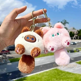 【⭐24H⭐พวงกุญแจแมว】พวงกุญแจแมว plushie การ์ตูนสไตล์เกาหลี รูปปั้นแมว พวงกุญแจแหวน