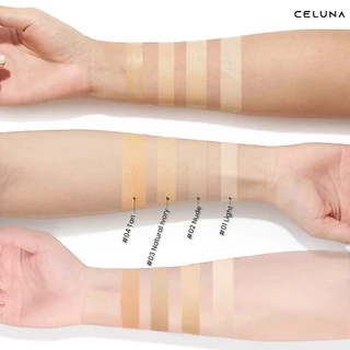 CELUNA ซีลูน่า Essence Cushion คุชชั่นคุมมัน SPF38 PA+++ เบลอผิว ปกปิดรอยสิว ปกปิดเนียน กันน้ำ ติดทน งานผิว ผิวมัน