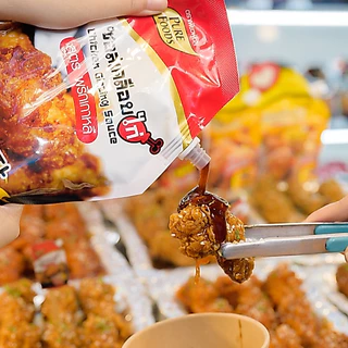 ยกลัง 10 ถุง ซอสเคลือบไก่ เพียวฟู้ดส์ 800 - 1000 กรัม ไก่เกาหลี ซอสเผ็ด ซอสเทริยากิ กาลิค สำเร็จรูป