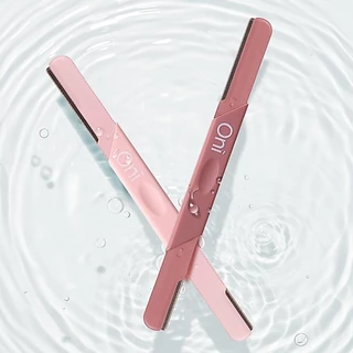 Oni Double-ended Eyebrow Razor (2pcs) Painless Facial Hair Remover + Precision Brow Shaper มีดโกนขนคิ้ว ไม่เจ็บ