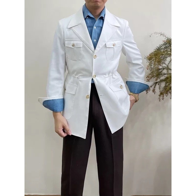 MALLAGO MEN Safari Jacket suite