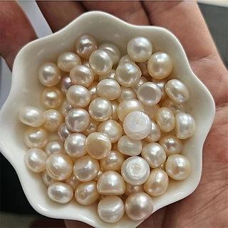 [PS-พร้อมส่งในไทยมุกแท้แกะเอง] สร้อยคอประดับมุก ไข่มุกนำโชค หอยมุกเสี่ยงทายนำโชค ขนาดความยาวของสร้อย 42 cm. สร้อยคอประดั