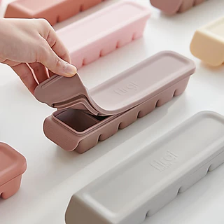 Firgi Double-Sealed Cube ถาด Airtight ซิลิโคนอาหารเด็ก Cube BPA-Free คอนเทนเนอร์เกาหลี