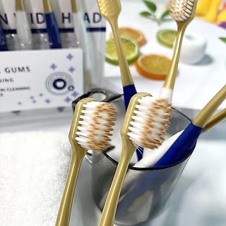 แปรงสีฟัน 1 Set 6 ชิ้น แปรงสไตล์ญี่ปุ่น เกรดพรีเมียมขึ้นห้าง ขนแปรงนุ่ม ด้ามจับถนัดมือ พร้อมส่ง