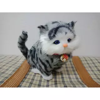 ตุ๊กตาน้องเเมวมีเสียง น่ารัก มีปุ่มกดให้ ราคาถูกพร้อมส่ง
