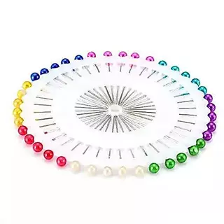 เข็มหมุดคละสี มี 8สี 480 เล่ม/แพ็ค แบบแผง คุณภาพสูง สำหรับงานDIY ใช้กำหนดตำแหน่งสำหรับการตัดเสื้อผ้า