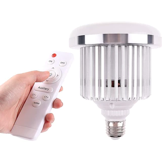 85W/300W LED Light Bulb Photography Remote Control E27 Socket 3200k-5500k Photo Studio Lighting