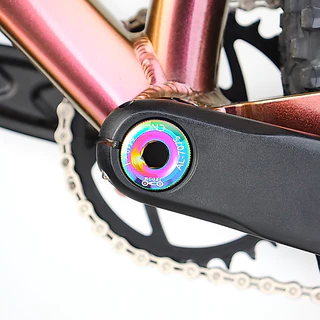 Muqzi Crank Arm Fixing Bolt MTB จักรยาน M18 Crank ฝาครอบสกรูอลูมิเนียม Crankset Cap