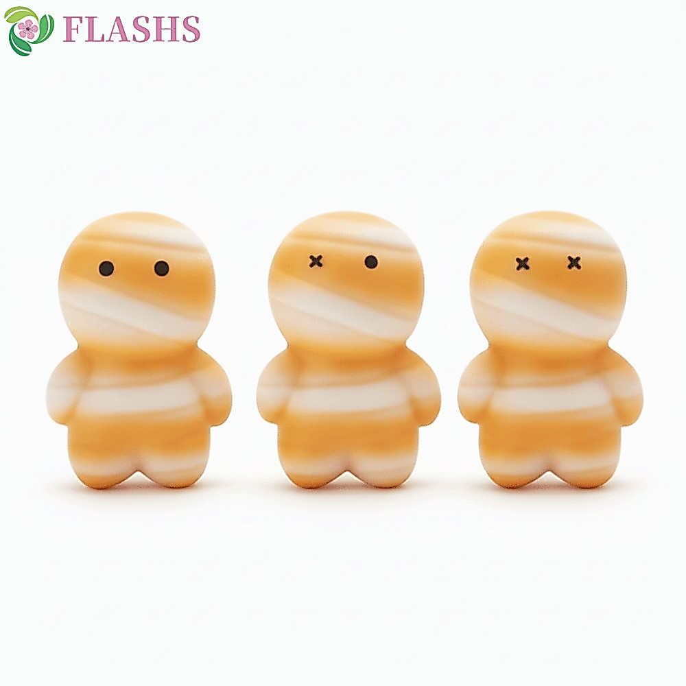 FLASHSYN Mummy Squishy ของเล่น, กดชื้น Mummy Squeezable ของเล่น, Sensory Super Soft ตลก Mummy ช้า Re