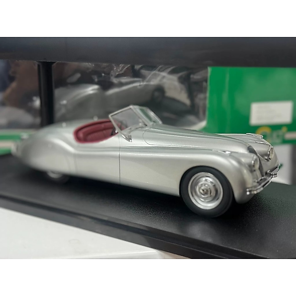 CULT 1/18 Jaguar XK120 OTS Metallic Silver สินค้าคงคลังที่มีข้อบกพร่องเล็กน้อยภาพยิงจริงจัดส่งเฉพาะก