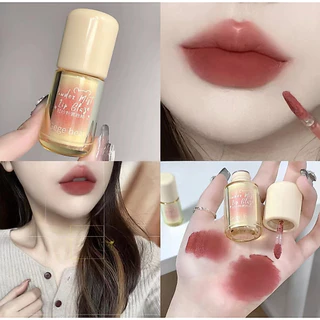 ลิปสติก ลิปกลอส ลิปโคลน เนื้อแมตต์เนื้ ให้ความชุ่มชื้นกันน้ํา 6 สี ไม่จางหาย ไม่ติดถ้วย