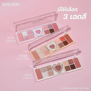 HF661 Sivanna Colors Lovely Multi Palette ซีเวนน่า คัลเลอร์ส เลิฟลี่ มัลติ พาเลทท์