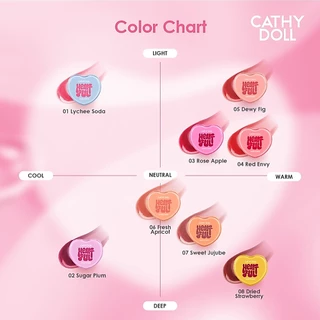 Cathy Doll ฮาร์ทฟูลคัลเลอร์ลิปมาสก์ 7g เคที่ดอลล์