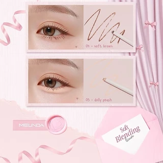Meilinda ไลเนอร์+แปรงเบลนด์ ดินสอเขียนขอบตา ดอลลี่อาย Soft Blending Liner เมลินดา อายไลเนอร์(MC3130)