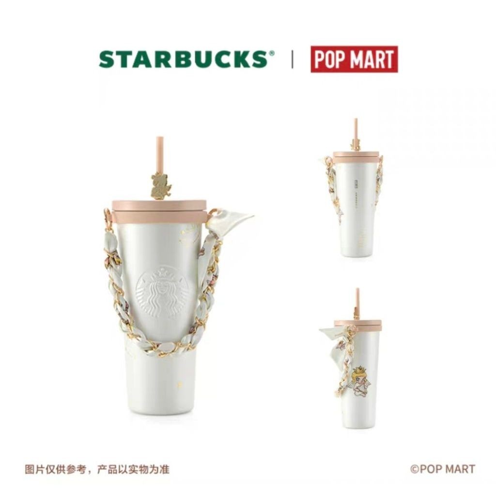 Starbucks l POP MART Molly coldcup SS  30oz แสตนเลส สวยมาก นำเข้าจากต่างประเทศ ของแท้