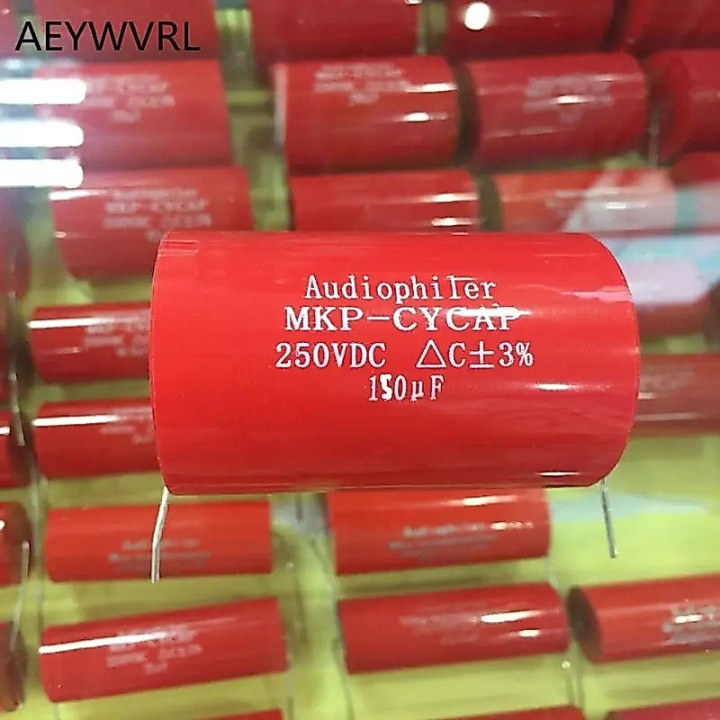 MKP 250V150UF Audiophiler Axial MKP 150UF 250VDC HIFI DIY audio grade capacitor สําหรับหลอดกีตาร์แอม
