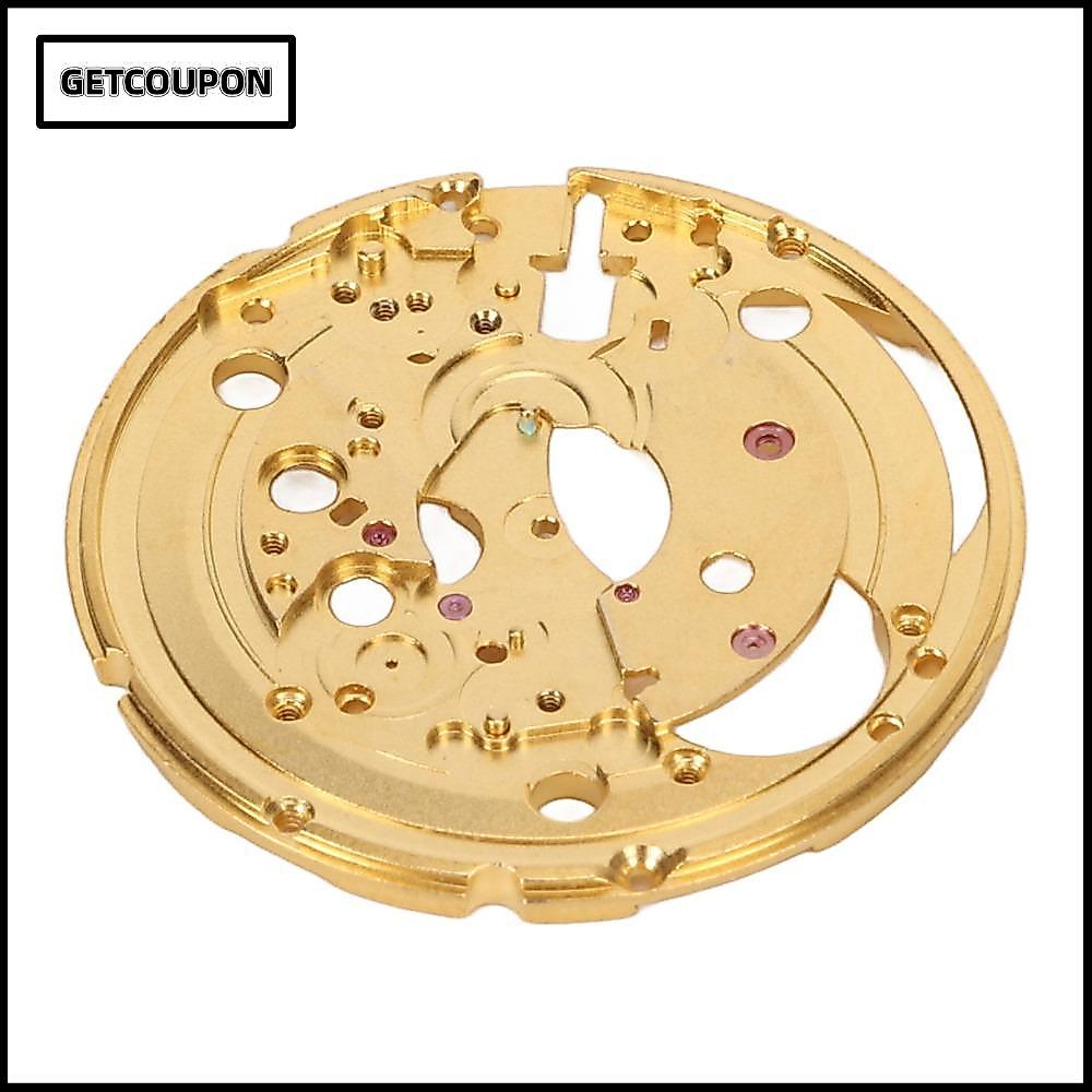 GETCOUPON Watch Movement Main Splint, Gold Alloy 2824 Movement Splint, Professional ขนาดเล็ก Alloy M