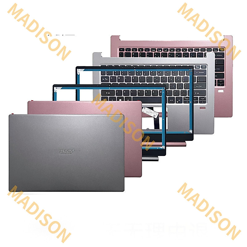 ใหม่สําหรับ Acer Swift3 SF314-57 SF314-57G N19H4 ฝาหลัง LCD Top Case/LCD Bezel สีชมพูสีเทา 60.HJEN8.