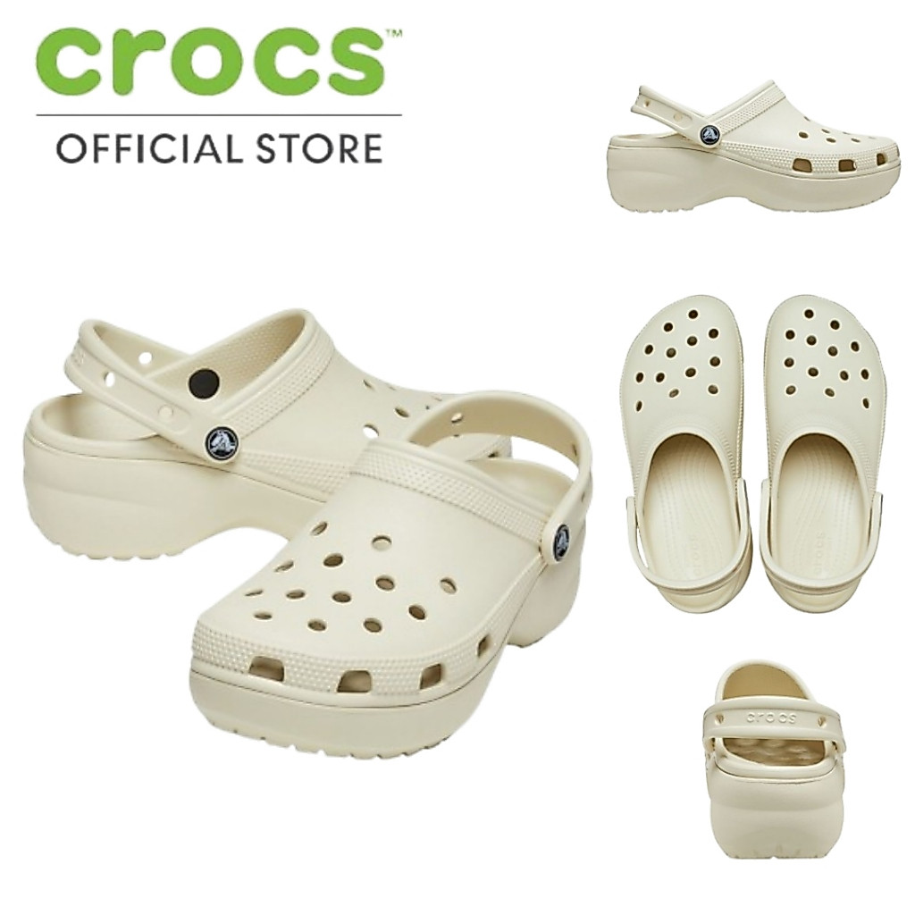 CROCS รองเท้าลำลองผู้หญิง CLASSIC PLATFORM CLOG รองเท้าส้นหนาแฟชั่นสำหรับผู้หญิง รุ่น 2067502Y2 - BO