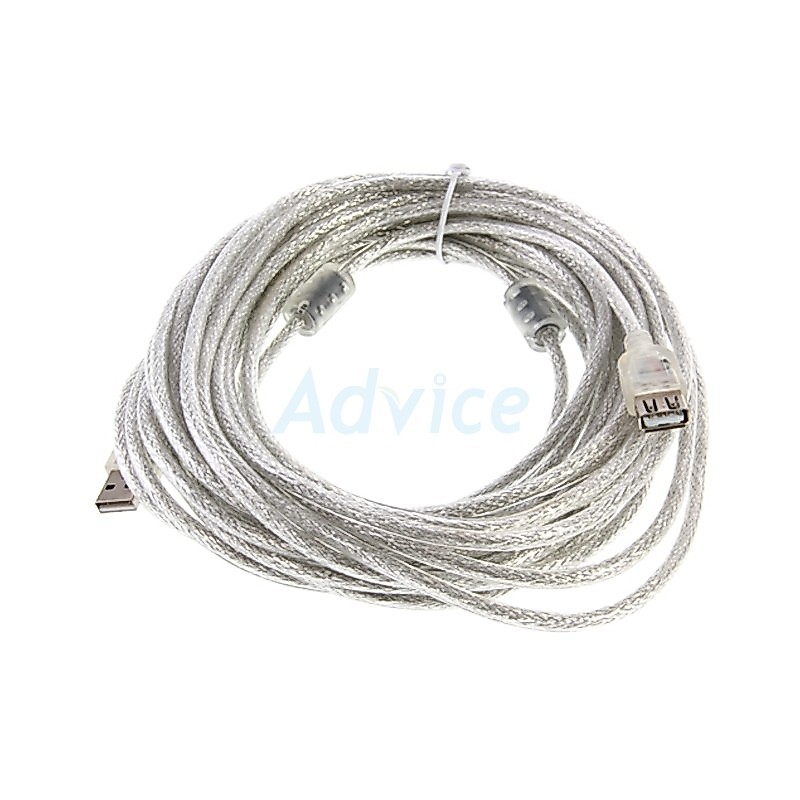 GLINK USB 2.0 Extension Cable M/F 10M Clear