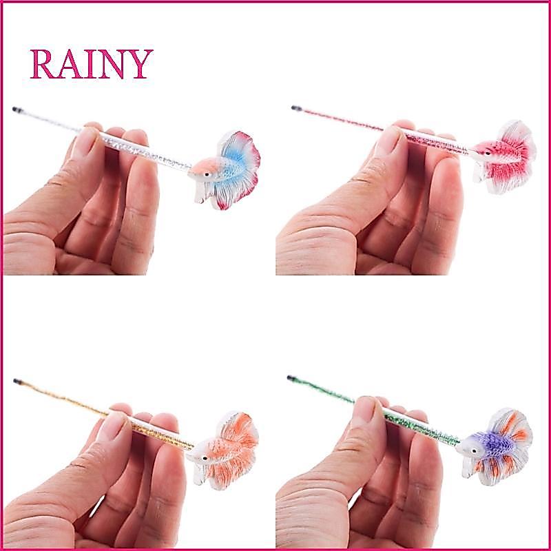 RAINY Betta Training Wand Betta Starter Kits เรซิ่น Betta Training Stick ตกแต่ง