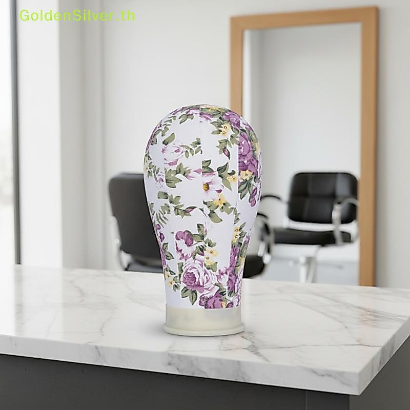 GSR Mannequin Canvas Blo Head 22 นิ้วสําหรับวิกผมทําทนทานขาตั้งจอแสดงผลสําหรับหมวก Salon จัดแต่งทรงผ