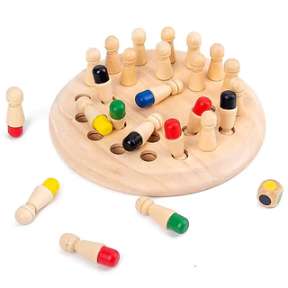 หน่วยความจำไม้สี Sticks เกมกระดานการศึกษา Montessori ของเล่นเพื่อการศึกษาเด็กความสามารถทางปัญญาการเรียนรู้ของเล่น